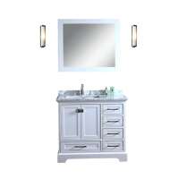 30" white chinese  modern bathroom vanity