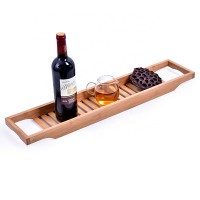 Bamboo Simple bathtub stand Wood Tray Bathroom